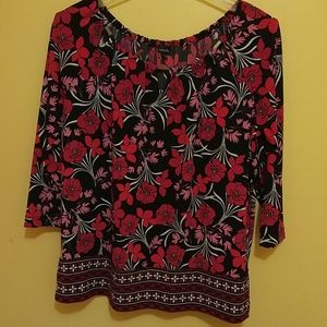 Retro quarter sleeve tunic