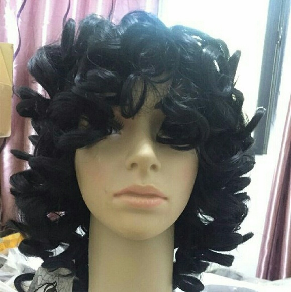 Black Curly Gorgeous Wig!!