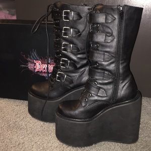 Demonia Swing platform boots