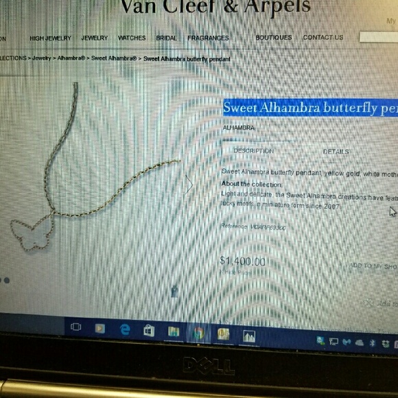 Van Cleef  and Arpels Sweet Alhambra Butterfly