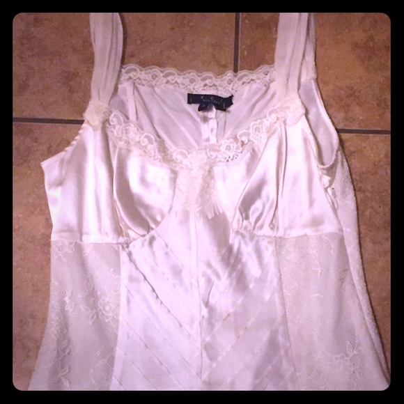 NWT cream lace camisole