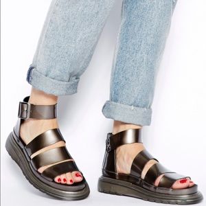 Dr. Martens Black Chunky Sandal