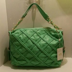 Urban Expressions Green Braided Vegan Handbag