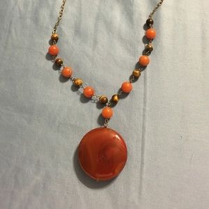 Large pendant necklace