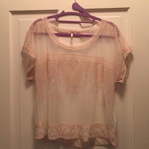 sheer free people shirt