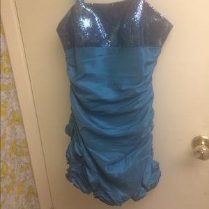 Blue jovani dress