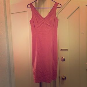 Business casual pink dress