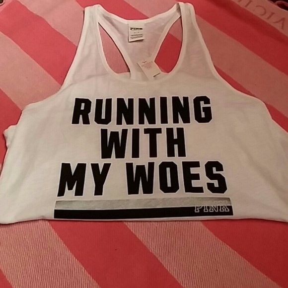 VS Pink Racerback Tank
