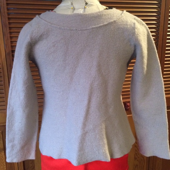 ISIS Boiled 100% Wool Swing Sweater - Picture 3 of 4