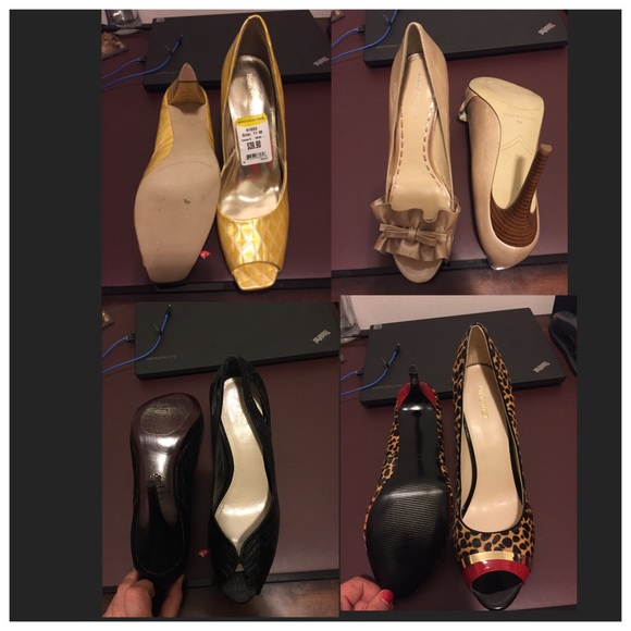 4 pairs of brand new shoes. Never been worn