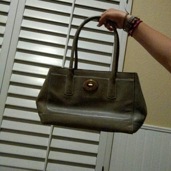 Gray Coach Purse