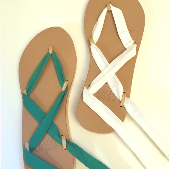 Sseko sandals, size 6 - as seen on Shark Tank!