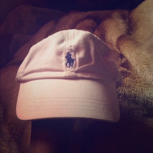 Blue and white polo hat