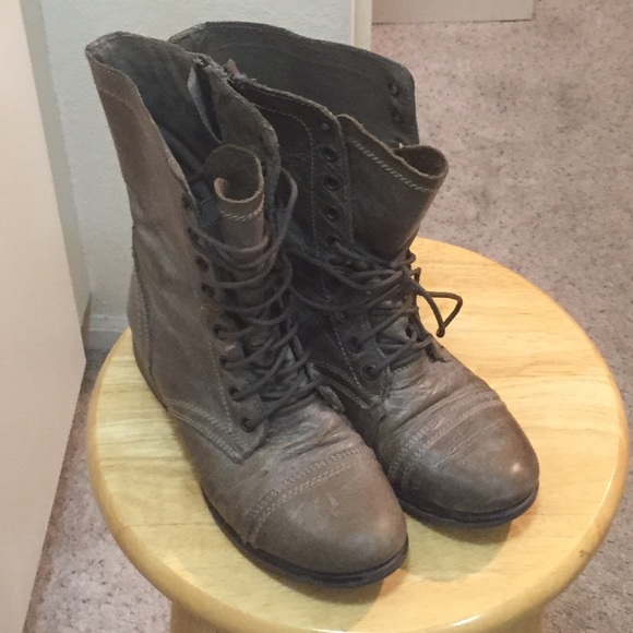 Steve Madden combat boots