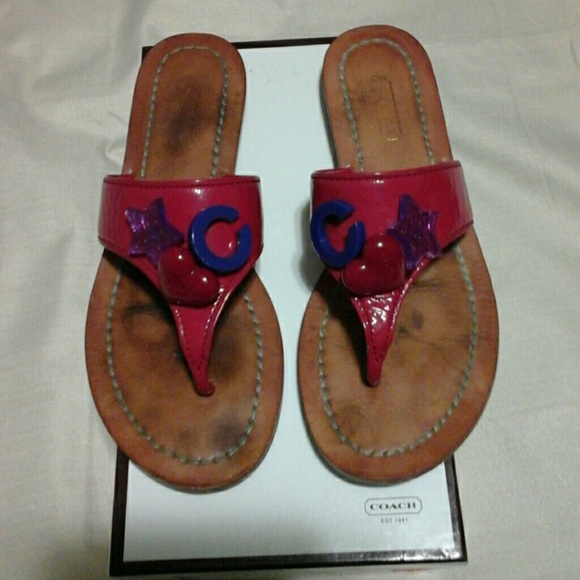 COACH  Thong Sandals  (FINAL PRICE )