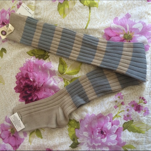 {Free People} Thigh-High Striped Rugby Sock - Picture 4 of 7