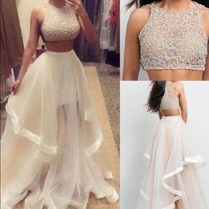 🎀Two-piece champagne dress SALE!!!🎀
