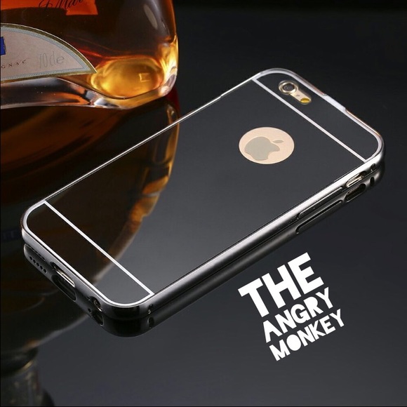 iPhone 6 6s Black Mirror Slim Case - Picture 1 of 4