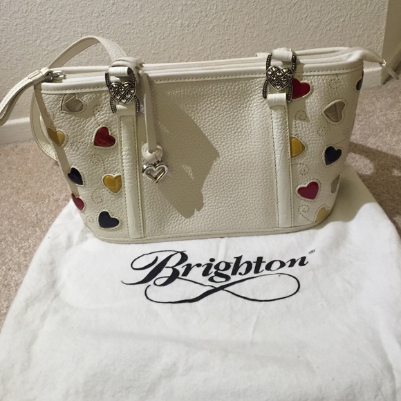 Vintage Brighton Heart Leather Bag 