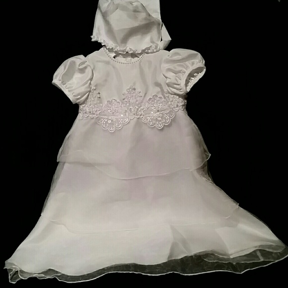Flash Sale!  Christening Dress w/ Hat