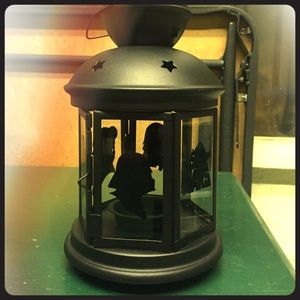 Star Wars theme Custom black candle Lantern