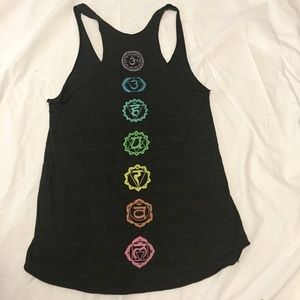 Chakra print tank top