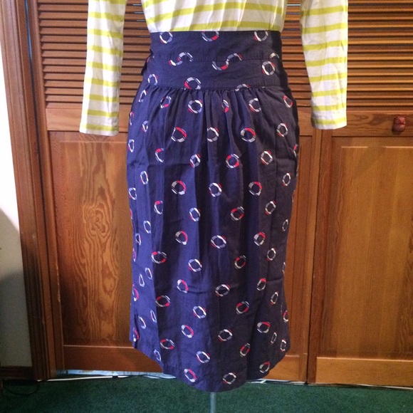‼️SALE‼️ Nautical Wrap Skirt DONATED @5 PM EST - Picture 4 of 4