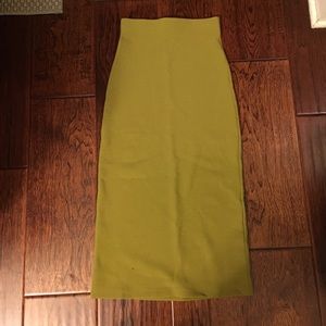 Reformation pencil skirt size 0