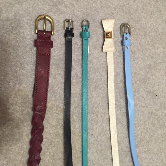 SALE!! Bundle of five belts