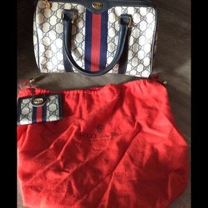 1980's Original Boston Style Gucci Bag
