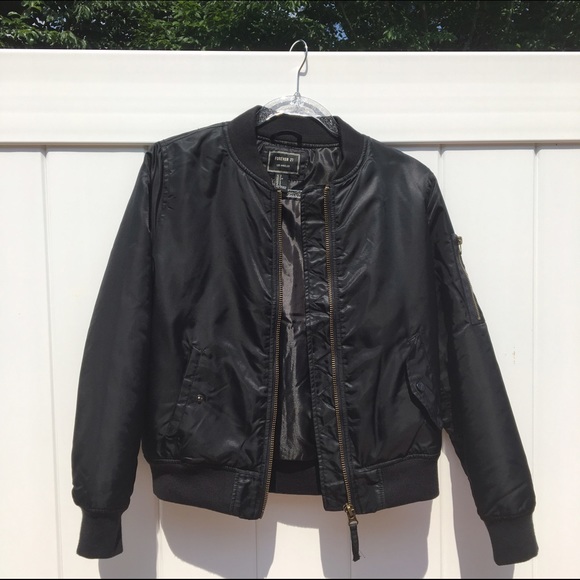 NWOT Black Bomber Jacket - NEED GONE