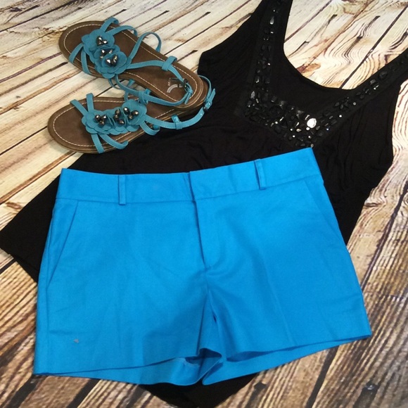 Forever 21 Pants - FOREVER 21 DRESSY TURQUOISE SHORTS