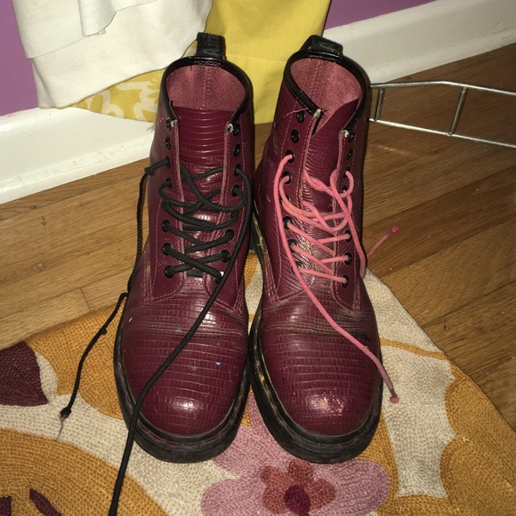 RARE Croc Dr. Martens