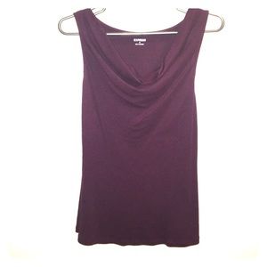 Purple cowl neck Express top!
