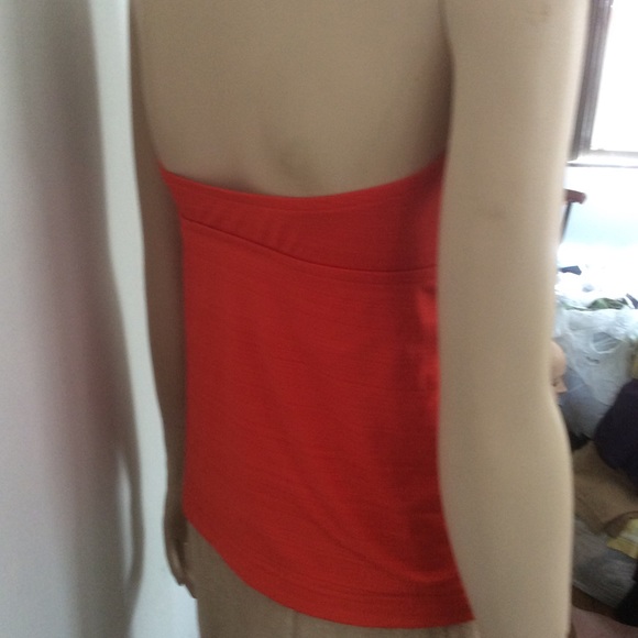 Orange Messino  tankini with Ruffles - Picture 3 of 4