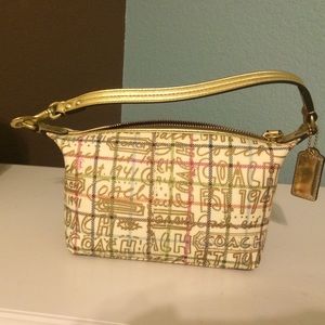 Authentic small coach purse