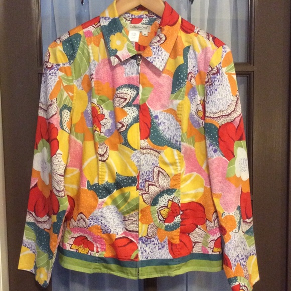 💐Super fun and colorful lightweight jacket! - Picture 1 of 2