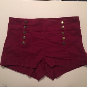 Highi-rise Sailor Jean shorts