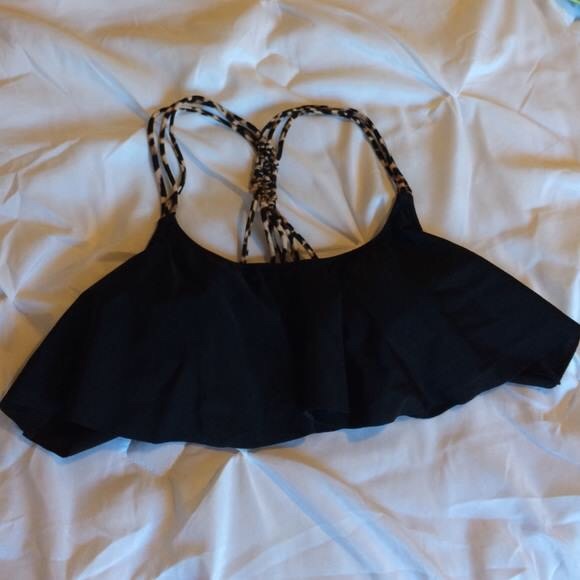 👙 PINK flounce bikini top 👙