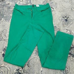 Green H&M High-waisted Pants