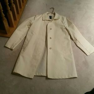 Gap cream trench coat