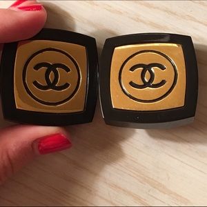 Authentic Chanel vintage clip on earrings