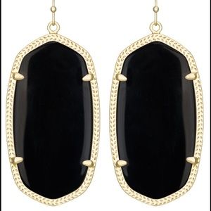 Kendra Scott REVERSIBLE Black Iridescent Earrings