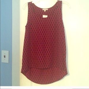 Flowing high low tank - NWT!