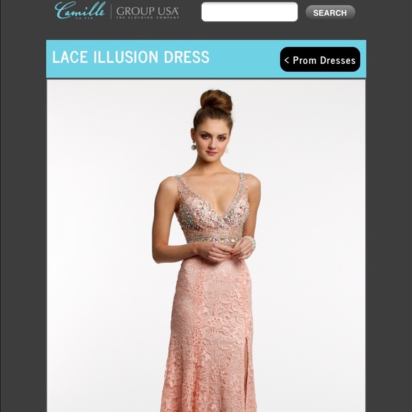 Pink Sparkle Formal or Prom Dress - Picture 3 of 4