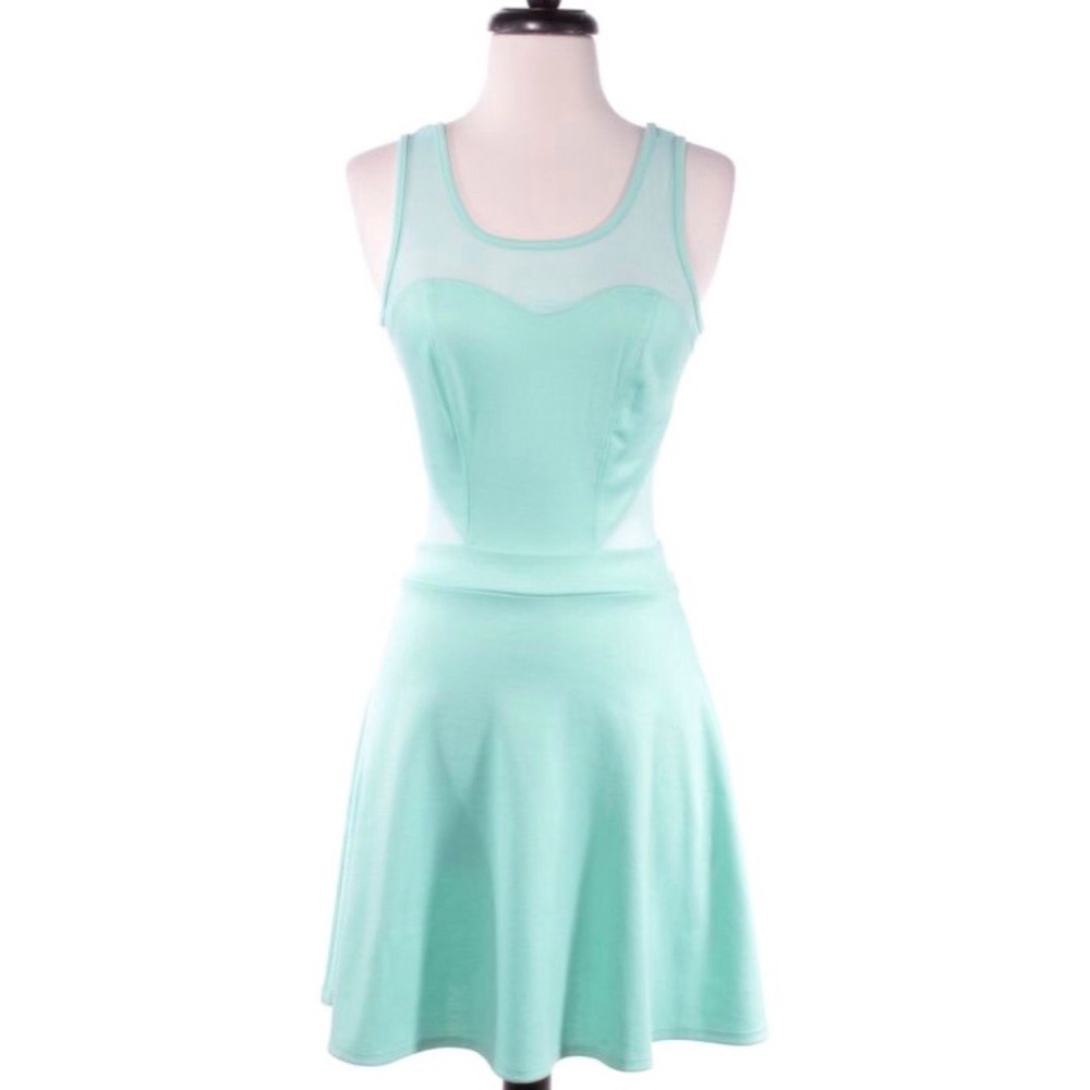 NWOT Semi sheer dress