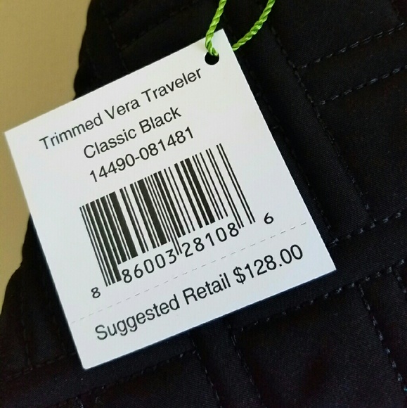 Vera bradley trimmed vera traveler bag - Picture 3 of 3