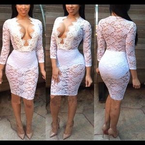 Sexy/casual lace party dress