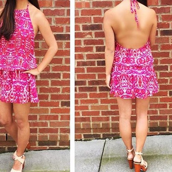 Show Me Your MuMu Halter Dress-Pomegranate Punch🔆