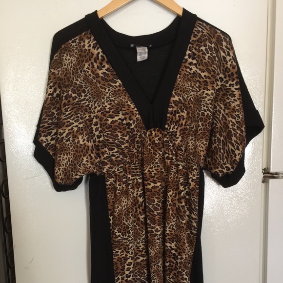 Leopard print dress
